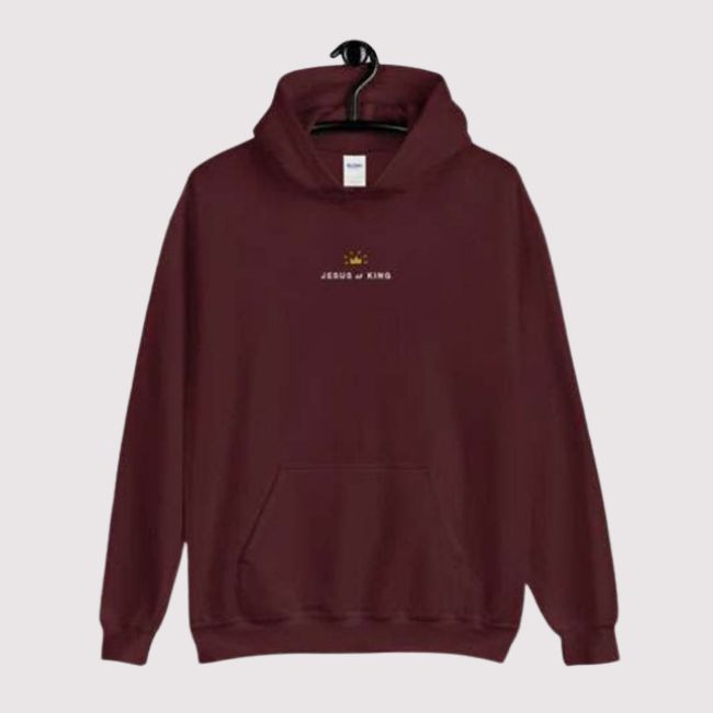 Jesus is King faith hoodie by Kanye West Brown
