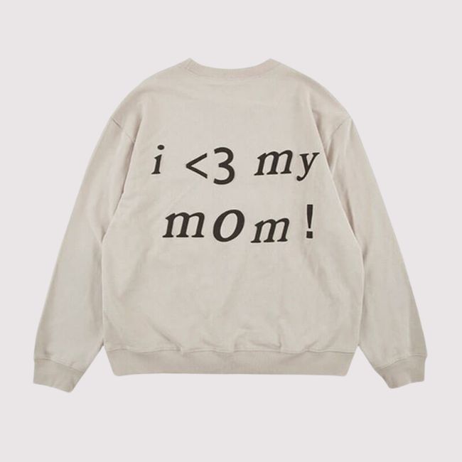 Kanye West Beautiful Mother’s Day Crewneck Shirt Bone