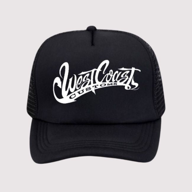 Kanye west hat Hip Hop cool mesh trucker Black