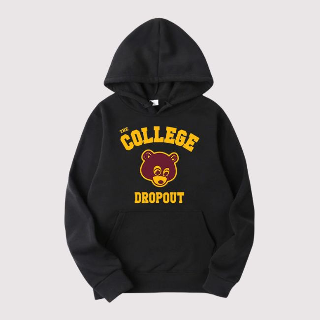 Kanye West The College Dropout Black Hoodie