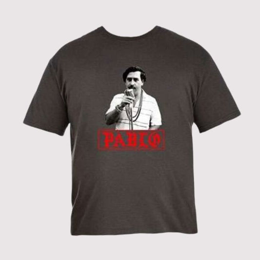 Fashion Pablo Escobar Life Of Pablo T-Shirt Dark Black