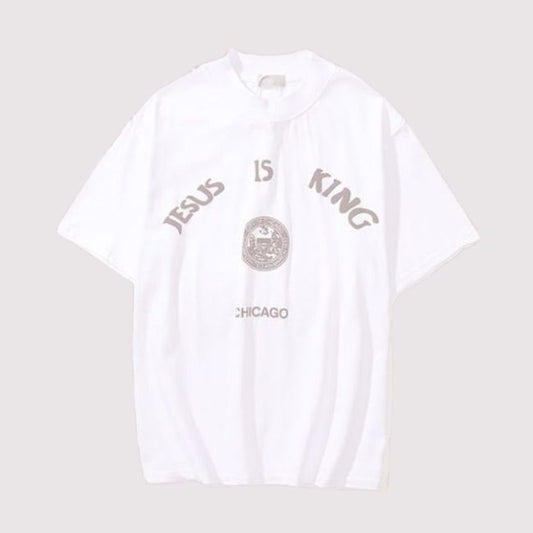 Jesus Is King Chicago T Shirt White