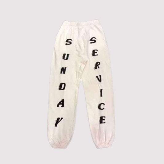 Kanye West Sunday Service Sweatpants White