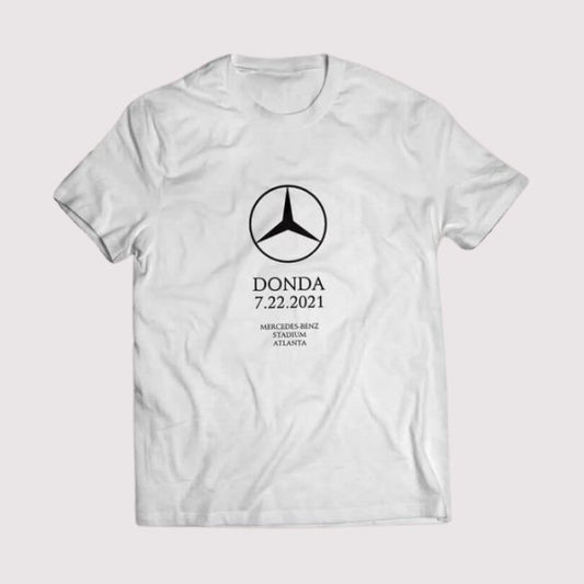 Kanye West Donda 7.22.21 Mercedes Unisex Shirt White